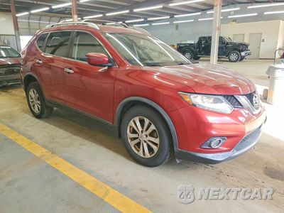 Czwarte zdjęcie samochodu z boku: 2016 NISSAN ROGUE SV VIN:KNMAT2MT9GP698038 - miniatura