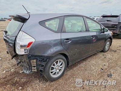 Trzecie zdjęcie samochodu z tyłu: 2014 TOYOTA PRIUS V TWO VIN:JTDZN3EU7E3360751 - miniatura