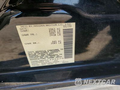Zdjęcie 12 z 12 samochodu: 2020 NISSAN ALTIMA S VIN:1N4BL4BV7LC227579 - miniatura