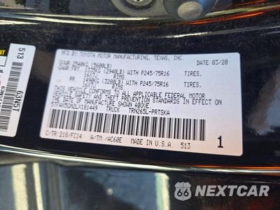 Zdjęcie 12 z 12 samochodu: 2020 TOYOTA TACOMA SR5 VIN:5TFAX5GN2LX181449 - miniatura