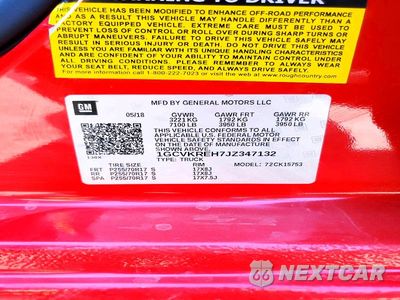 Zdjęcie 12 z 12 samochodu: 2018 CHEVROLET SILVERADO K1500 LT VIN:1GCVKREH7JZ347132 - miniatura