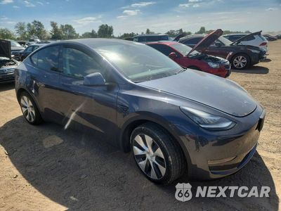 Czwarte zdjęcie samochodu z boku: 2021 TESLA MODEL Y VIN:5YJYGDEE4MF083367 - miniatura