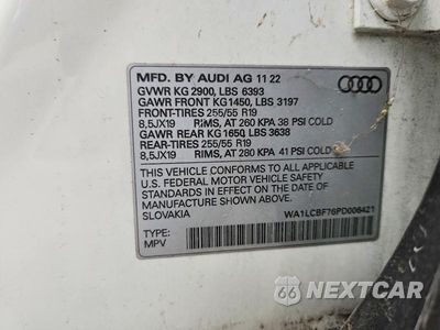 Zdjęcie 13 z 13 samochodu: 2023 AUDI Q7 PREMIUM PLUS VIN:WA1LCBF76PD006421 - miniatura