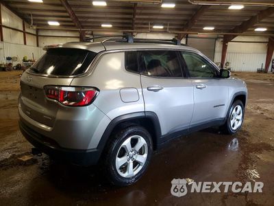 Trzecie zdjęcie samochodu z tyłu: 2019 JEEP COMPASS LATITUDE VIN:3C4NJDBBXKT654289 - miniatura