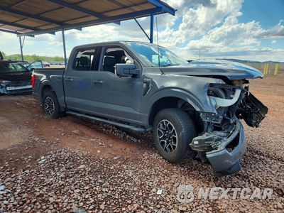 Czwarte zdjęcie samochodu z boku: 2021 FORD F150 SUPERCREW VIN:1FTEW1EP6MFD04775 - miniatura