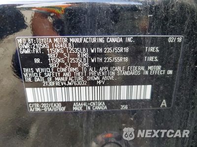 Zdjęcie 13 z 13 samochodu: 2018 TOYOTA RAV4 LIMITED VIN:2T3DFREV4JW763032 - miniatura
