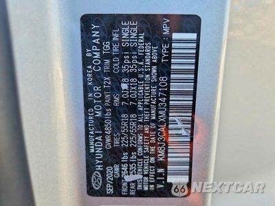 Zdjęcie 13 z 13 samochodu: 2021 HYUNDAI TUCSON SEL VIN:KM8J3CALXMU347108 - miniatura