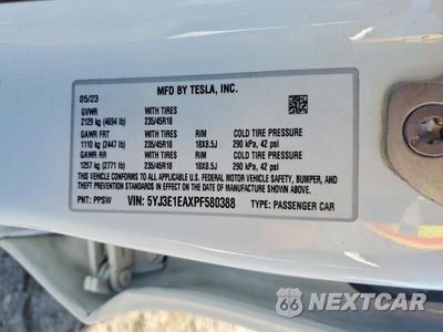 Zdjęcie 12 z 12 samochodu: 2023 TESLA MODEL 3 VIN:5YJ3E1EAXPF580388 - miniatura
