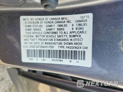 Zdjęcie 12 z 12 samochodu: 2016 HONDA CIVIC LX VIN:2HGFC2F59GH517031 - miniatura