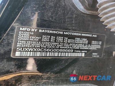Zdjęcie 12 z 12 samochodu: 2016 BMW X3 XDRIVE28I VIN:5UXWX9C56G0D88669 - miniatura