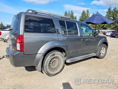Trzecie zdjęcie samochodu z tyłu: 2007 NISSAN PATHFINDER S VIN:5N1AR18W87C639398 - miniatura