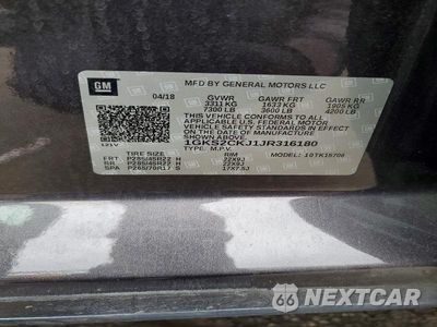 Zdjęcie 13 z 13 samochodu: 2018 GMC YUKON DENALI VIN:1GKS2CKJ1JR316180 - miniatura