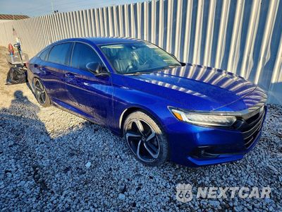 Czwarte zdjęcie samochodu z boku: 2021 HONDA ACCORD SPORT SE VIN:1HGCV1F49MA011434 - miniatura