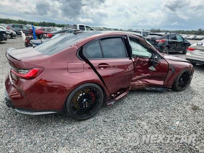 Trzecie zdjęcie samochodu z tyłu: 2022 BMW M3 COMPETITION VIN:WBS43AY02NFM44187 - miniatura