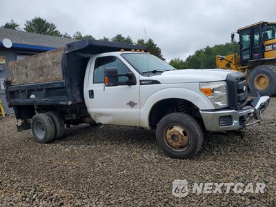 Czwarte zdjęcie samochodu z boku: 2015 FORD F350 SUPER DUTY DUMP TRUCK VIN:1FDRF3HT4FED70722 - miniatura