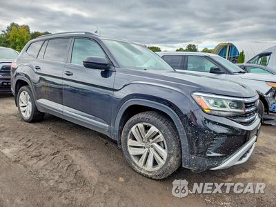 Czwarte zdjęcie samochodu z boku: 2021 VOLKSWAGEN ATLAS SEL VIN:1V2BR2CA3MC502180 - miniatura