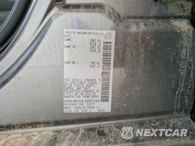 Zdjęcie 12 z 12 samochodu: 2025 NISSAN ALTIMA SV VIN:1N4BL4DV3SN380346 - miniatura