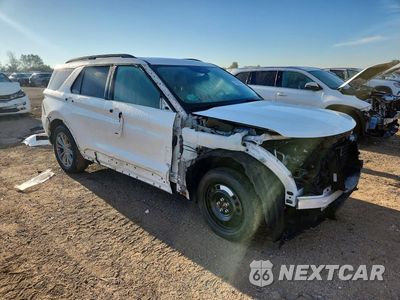 Czwarte zdjęcie samochodu z boku: 2021 FORD EXPLORER XLT VIN:1FMSK8DH6MGA79426 - miniatura