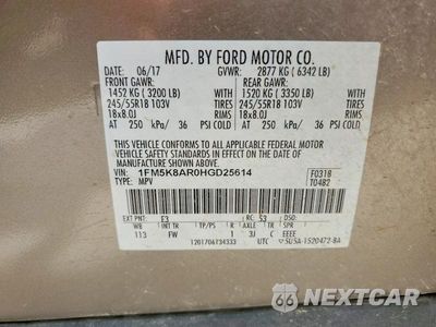 Zdjęcie 13 z 13 samochodu: 2017 FORD EXPLORER POLICE INTERCEPTOR VIN:1FM5K8AR0HGD25614 - miniatura
