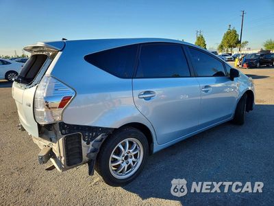 Trzecie zdjęcie samochodu z tyłu: 2012 TOYOTA PRIUS V TWO VIN:JTDZN3EU0C3182694 - miniatura