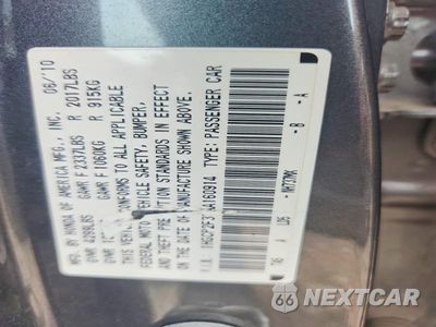 Zdjęcie 13 z 13 samochodu: 2010 HONDA ACCORD LX VIN:1HGCP2F37AA160914 - miniatura