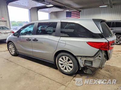 Drugie zdjęcie samochodu z przodu: 2021 HONDA ODYSSEY LX VIN:5FNRL6H22MB016781 - miniatura