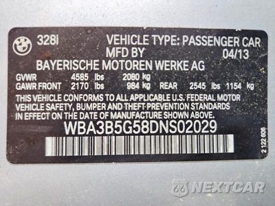 Zdjęcie 13 z 13 samochodu: 2013 BMW 328 XI SULEV VIN:WBA3B5G58DNS02029 - miniatura