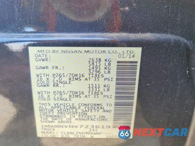 Zdjęcie 12 z 12 samochodu: 2014 NISSAN FRONTIER S VIN:1N6AD0EV3EN723619 - miniatura