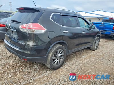 Trzecie zdjęcie samochodu z tyłu: 2015 NISSAN ROGUE SL VIN:5N1AT2MV4FC789723 - miniatura