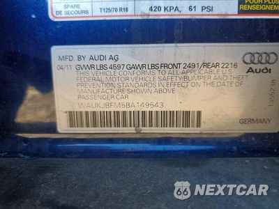 Zdjęcie 12 z 12 samochodu: 2011 AUDI A3 PREMIUM PLUS VIN:WAUKJBFM5BA149543 - miniatura