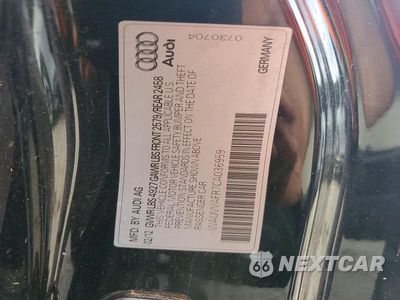Zdjęcie 12 z 12 samochodu: 2012 AUDI S5 VIN:WAUVVAFR7CA036959 - miniatura