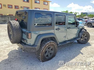 Trzecie zdjęcie samochodu z tyłu: 2014 JEEP WRANGLER UNLIMITED SPORT VIN:1C4BJWDG8EL130064 - miniatura