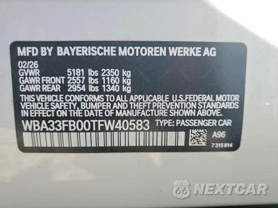 Zdjęcie 12 z 12 samochodu: 2026 BMW 430XI GRAN COUPE VIN:WBA33FB00TFW40583 - miniatura
