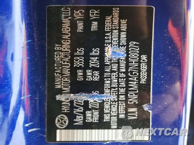 Zdjęcie 13 z 13 samochodu: 2022 HYUNDAI ELANTRA SEL VIN:5NPLM4AG7NH080279 - miniatura
