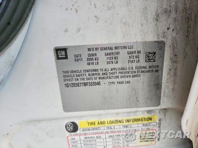 Zdjęcie 13 z 13 samochodu: 2011 CHEVROLET MALIBU LTZ VIN:1G1ZE5E77BF333946 - miniatura