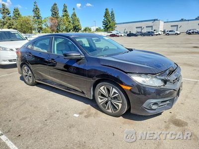 Czwarte zdjęcie samochodu z boku: 2017 HONDA CIVIC EX VIN:2HGFC1F37HH647402 - miniatura