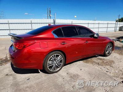 Trzecie zdjęcie samochodu z tyłu: 2016 INFINITI Q50 3.0T PREMIUM VIN:JN1EV7AR9GM342789 - miniatura
