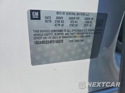 Zdjęcie 12 z 12 samochodu: 2015 CADILLAC CTS LUXURY COLLECTION VIN:1G6AR5S34F0140076 - miniatura