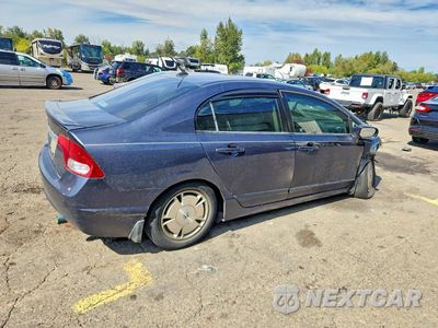 Trzecie zdjęcie samochodu z tyłu: 2010 HONDA CIVIC HYBRID VIN:JHMFA3F21AS003480 - miniatura