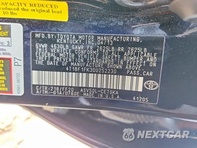 Zdjęcie 12 z 12 samochodu: 2013 TOYOTA CAMRY SE VIN:4T1BF1FK3DU252230 - miniatura