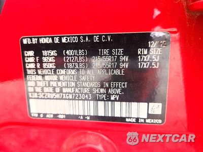 Zdjęcie 12 z 12 samochodu: 2016 HONDA HR-V EXL VIN:3CZRU5H7XGM723043 - miniatura