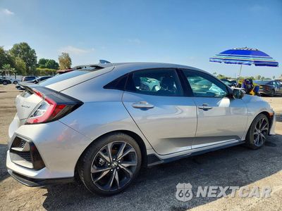 Trzecie zdjęcie samochodu z tyłu: 2020 HONDA CIVIC SPORT VIN:SHHFK7H49LU401863 - miniatura