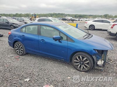 Czwarte zdjęcie samochodu z boku: 2015 HONDA CIVIC EXL VIN:2HGFB2F92FH506554 - miniatura