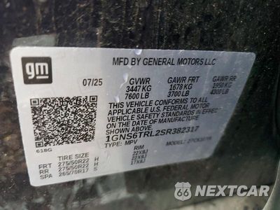 Zdjęcie 13 z 13 samochodu: 2025 CHEVROLET TAHOE K1500 HIGH COUNTRY VIN:1GNS6TRL2SR382317 - miniatura