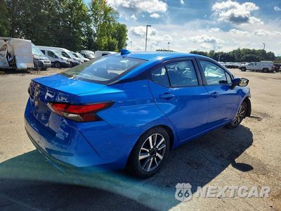 Trzecie zdjęcie samochodu z tyłu: 2021 NISSAN VERSA SV VIN:3N1CN8EVXML854572 - miniatura