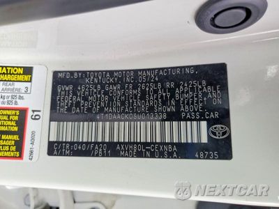 Zdjęcie 13 z 13 samochodu: 2025 TOYOTA CAMRY LE VIN:4T1DAACK0SU013338 - miniatura