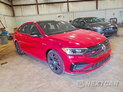 Czwarte zdjęcie samochodu z boku: 2019 VOLKSWAGEN JETTA GLI VIN:3VW6T7BU4KM158977 - miniatura