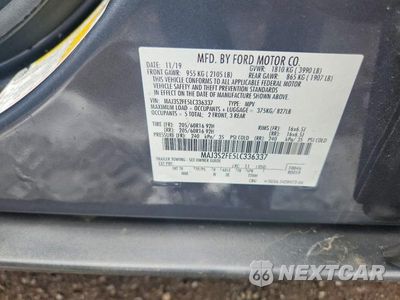 Zdjęcie 13 z 13 samochodu: 2020 FORD ECOSPORT S VIN:MAJ3S2FE5LC336337 - miniatura