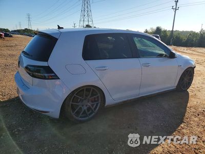 Trzecie zdjęcie samochodu z tyłu: 2016 VOLKSWAGEN GTI S/SE VIN:3VW447AU8GM019383 - miniatura