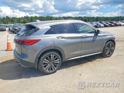 Trzecie zdjęcie samochodu z tyłu: 2021 INFINITI QX50 LUXE VIN:3PCAJ5BB9MF120836 - miniatura